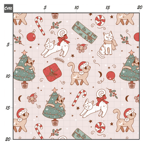 Christmas cat Baumwolle - Mamikes