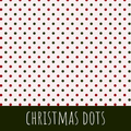 Christmas dots Baumwolle