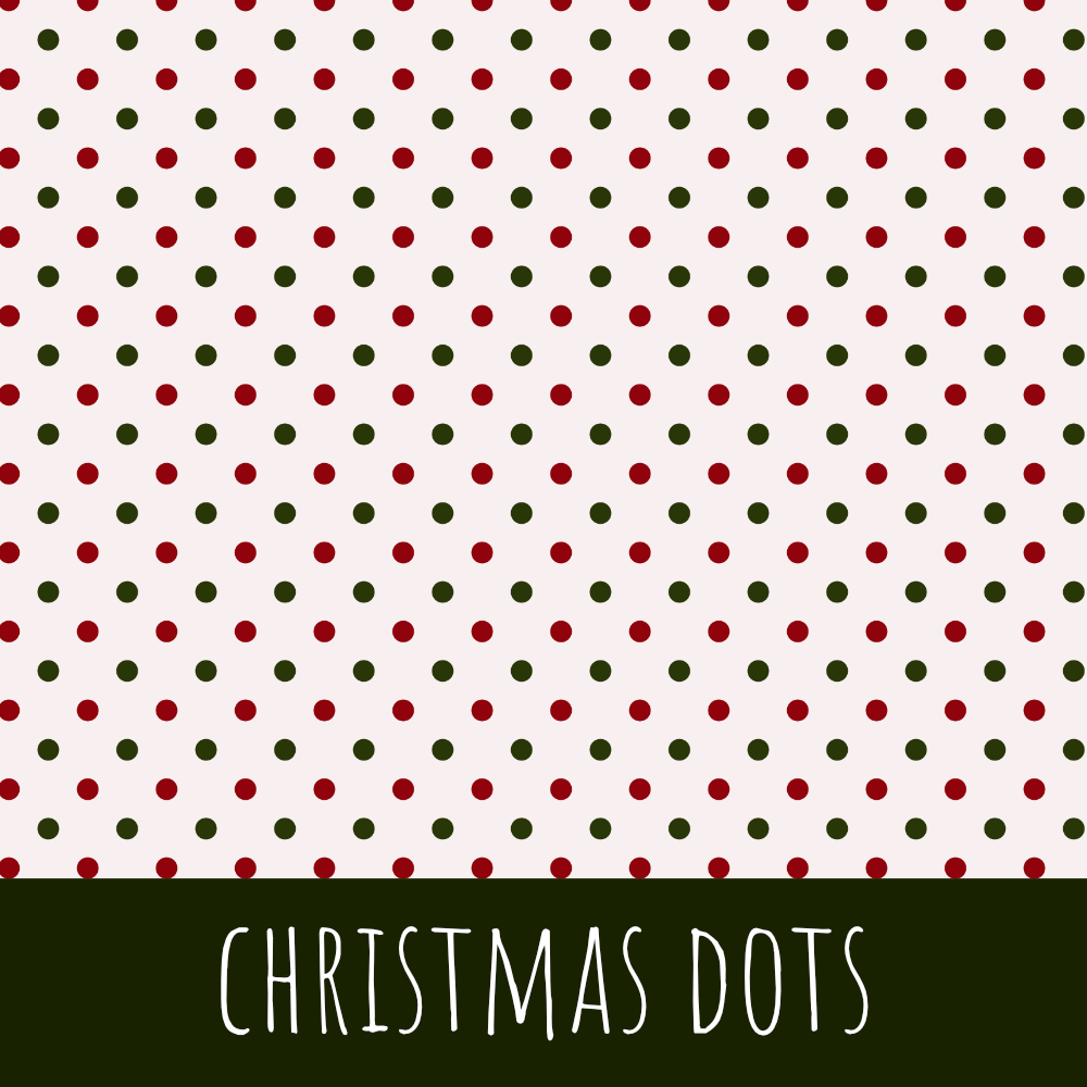 Christmas dots Baumwolle