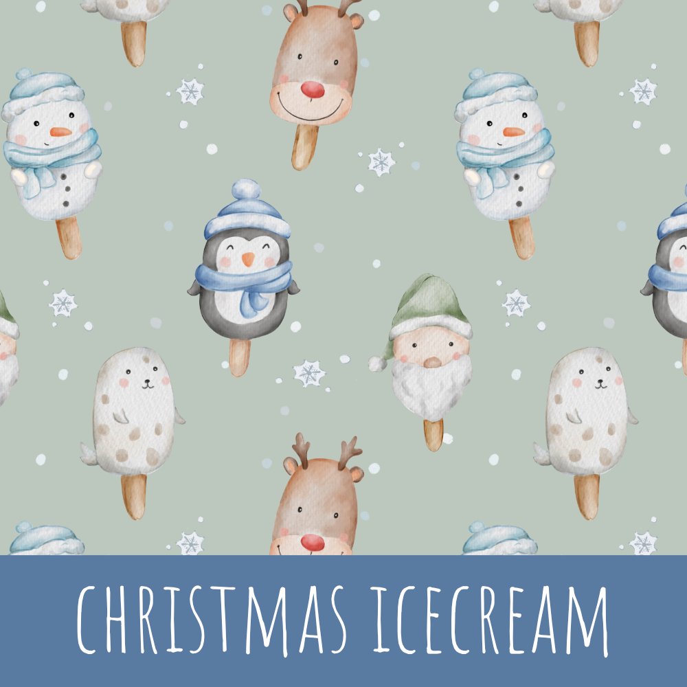 Christmas ice cream Baumwolle