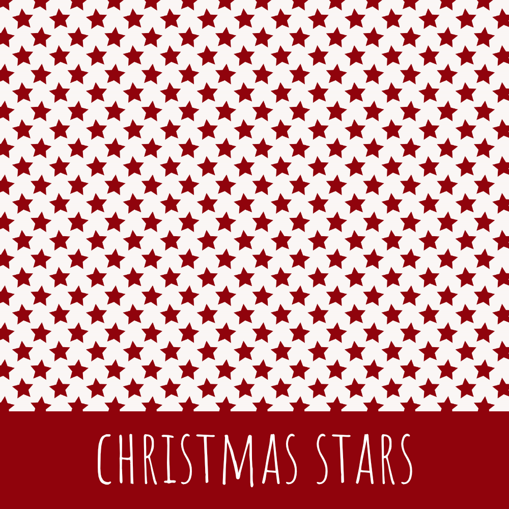 Christmas stars Baumwolle