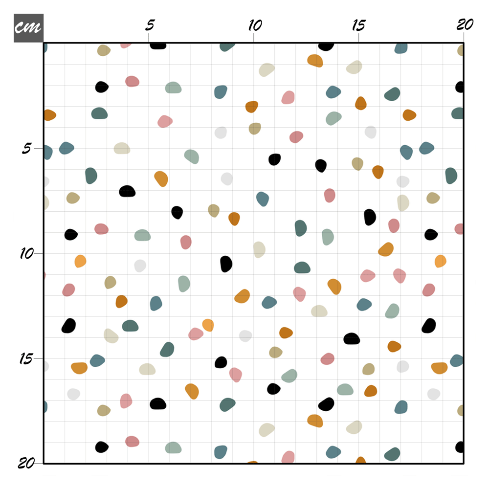 Colorful dots Musselin - Mamikes