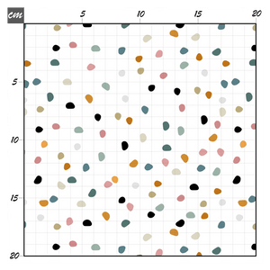 Colorful dots Musselin - Mamikes