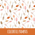 Colorful pampas Baumwolle