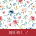 Colorful roses Bio Jersey