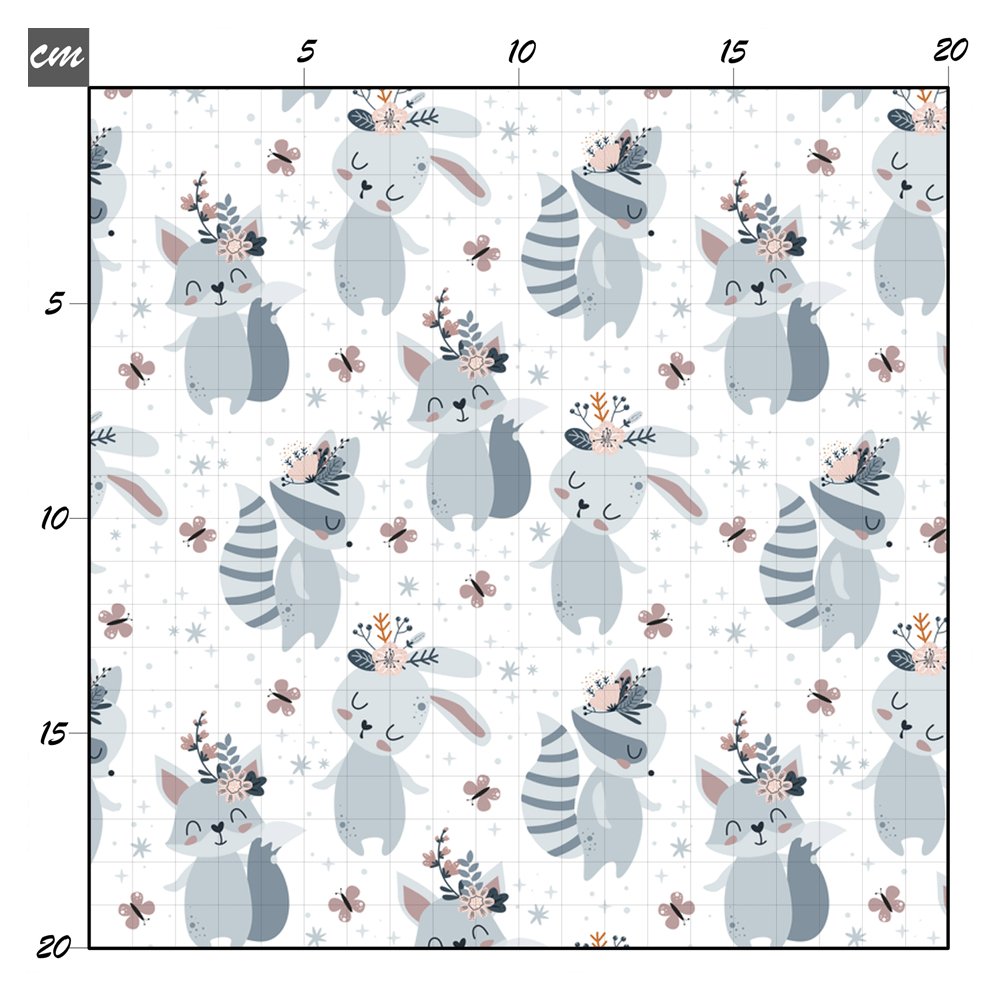Cute animals Baumwolle - Mamikes