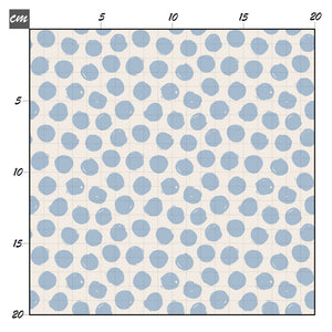 Dots blau groß Bio Jersey - Mamikes