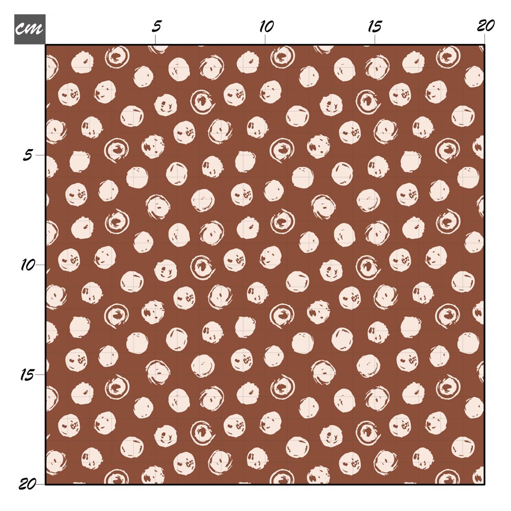 Dots braun Baumwolle - Mamikes