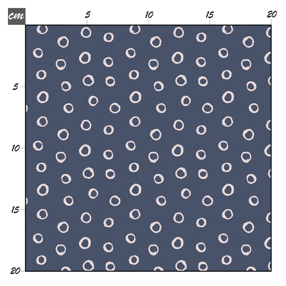 Dots darkblue Baumwolle - Mamikes