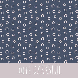 Dots darkblue Baumwolle - Mamikes