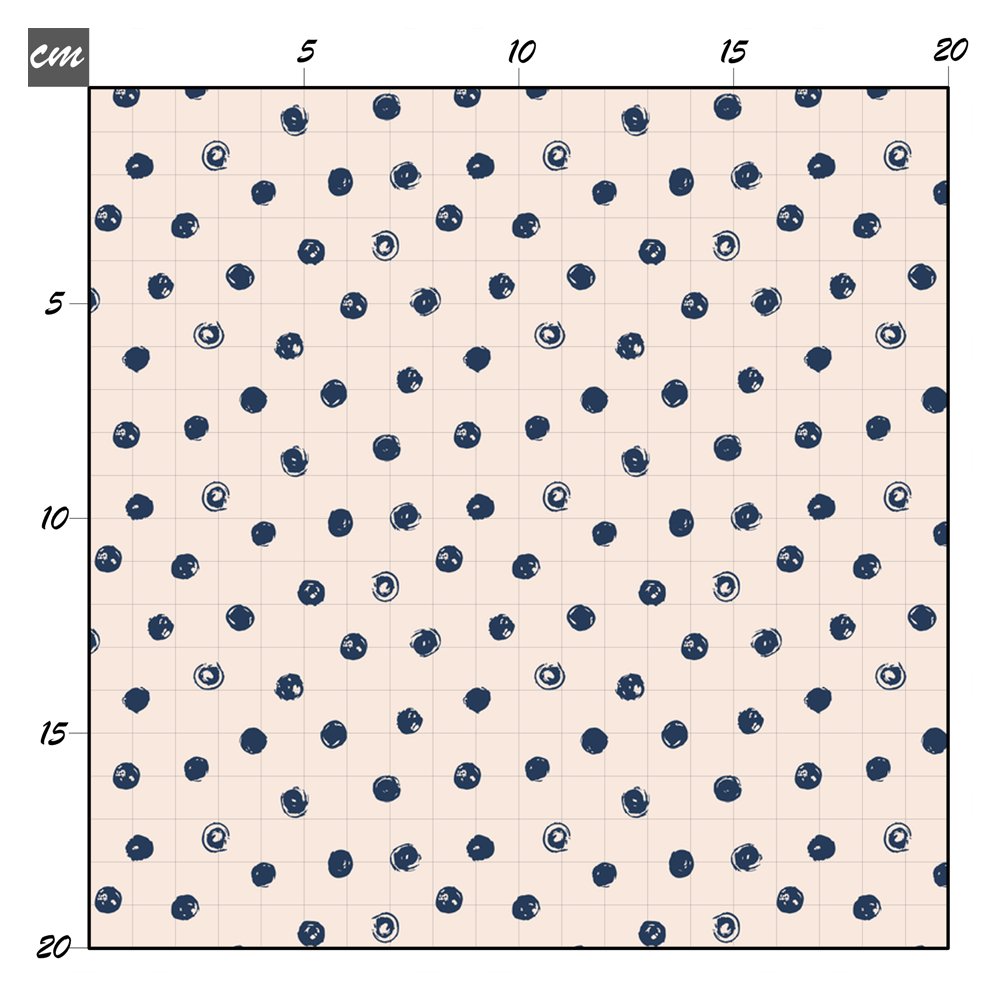 Dots navy Baumwolle - Mamikes