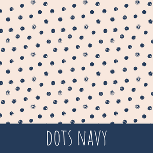 Dots navy Bio Jersey - Mamikes
