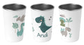 Edelstahlbecher 75.Dinosause