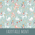Fairytaile mint Baumwolle
