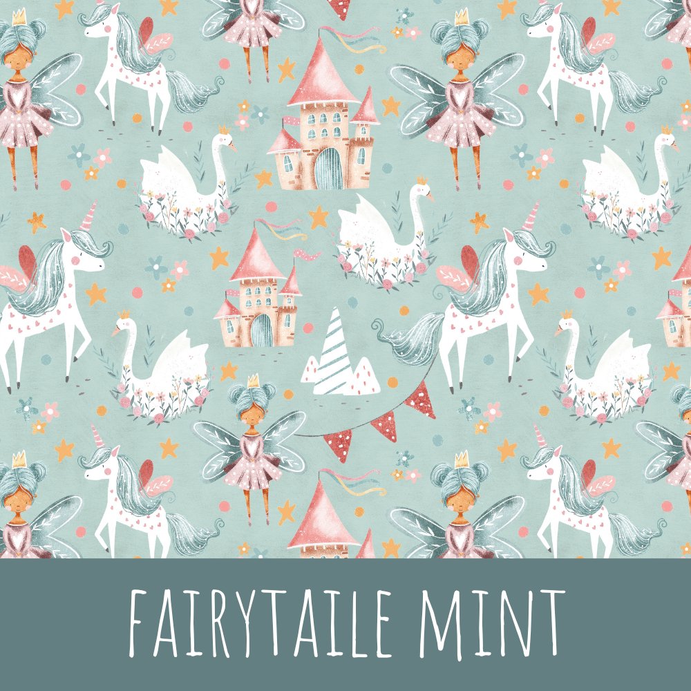 Fairytale mint Bio Rib Jersey