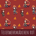 Feurwehrmädchen rot Bio Jersey