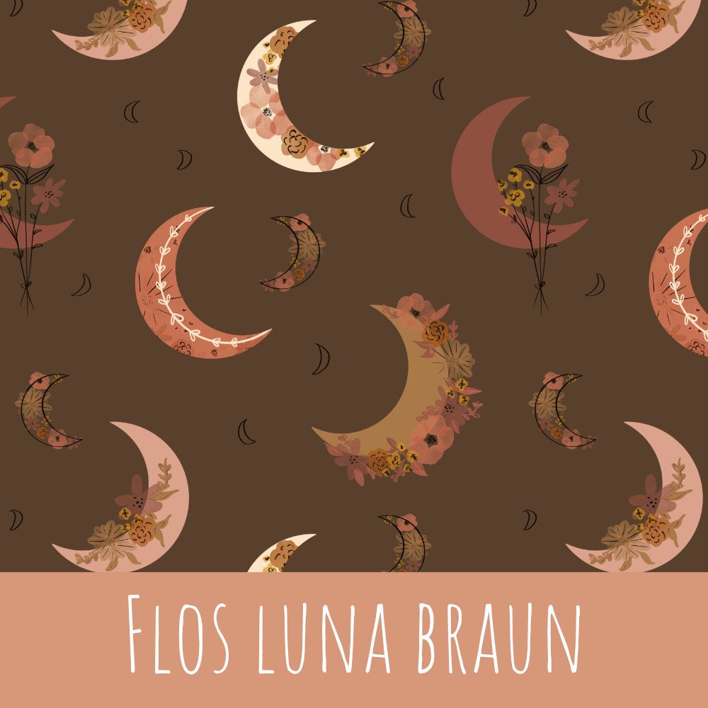 Flos luna braun Baumwolle