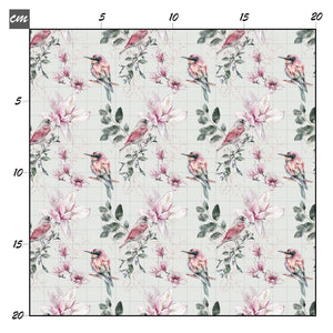 Flower birds Baumwolle - Mamikes