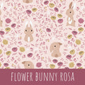 Flower bunny rosa Baumwolle