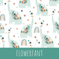 Flowerfant Baumwolle