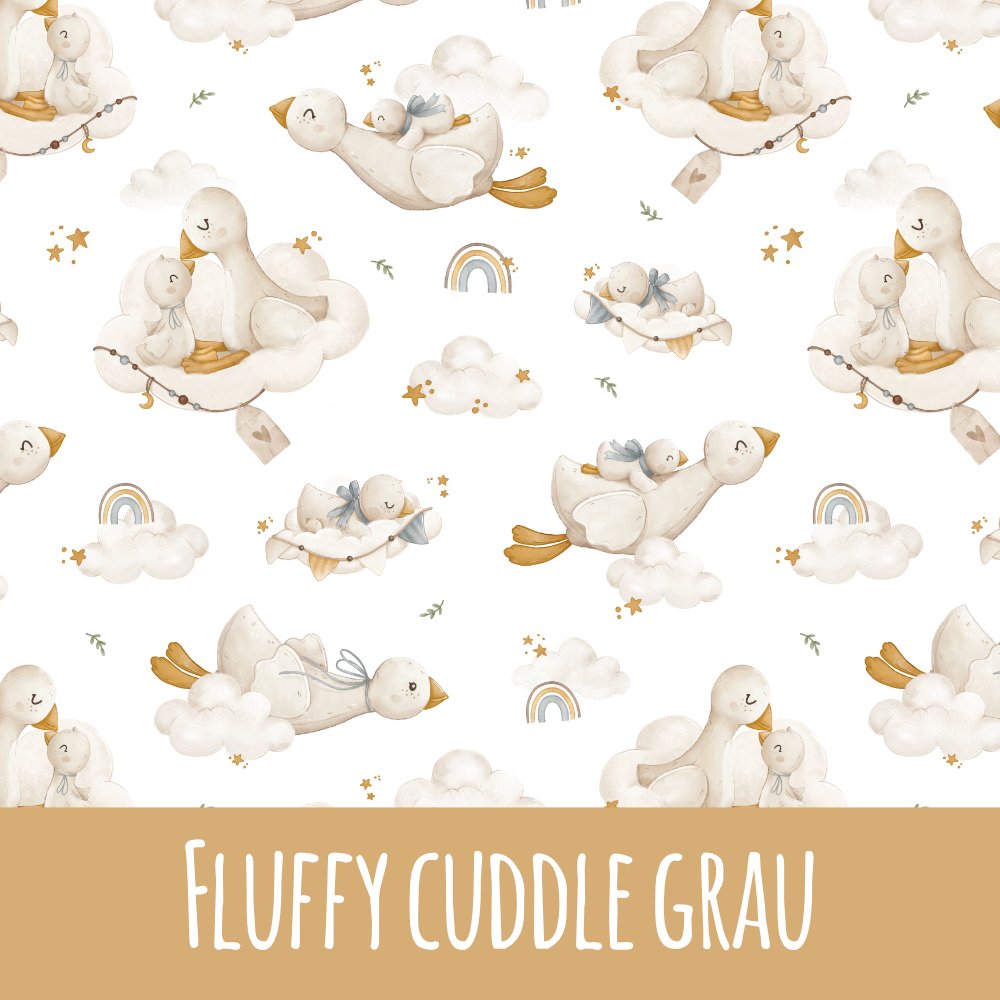 Fluffly cuddle grau Bio Jersey