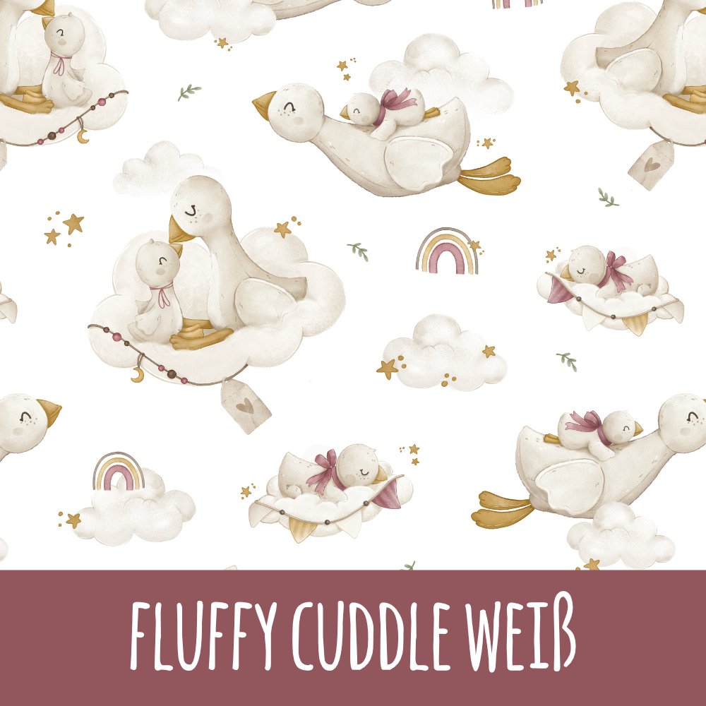 Fluffly cuddle weiß Baumwolle