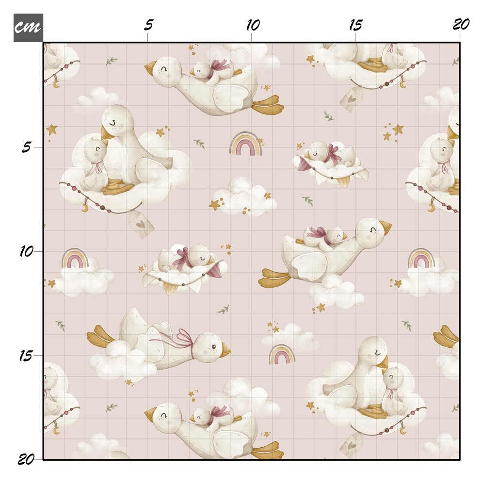 Fluffy cuddle rosa Bio Jersey - Mamikes
