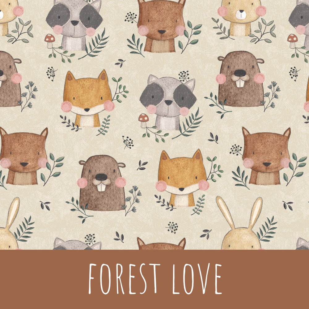 Forest love Baumwolle