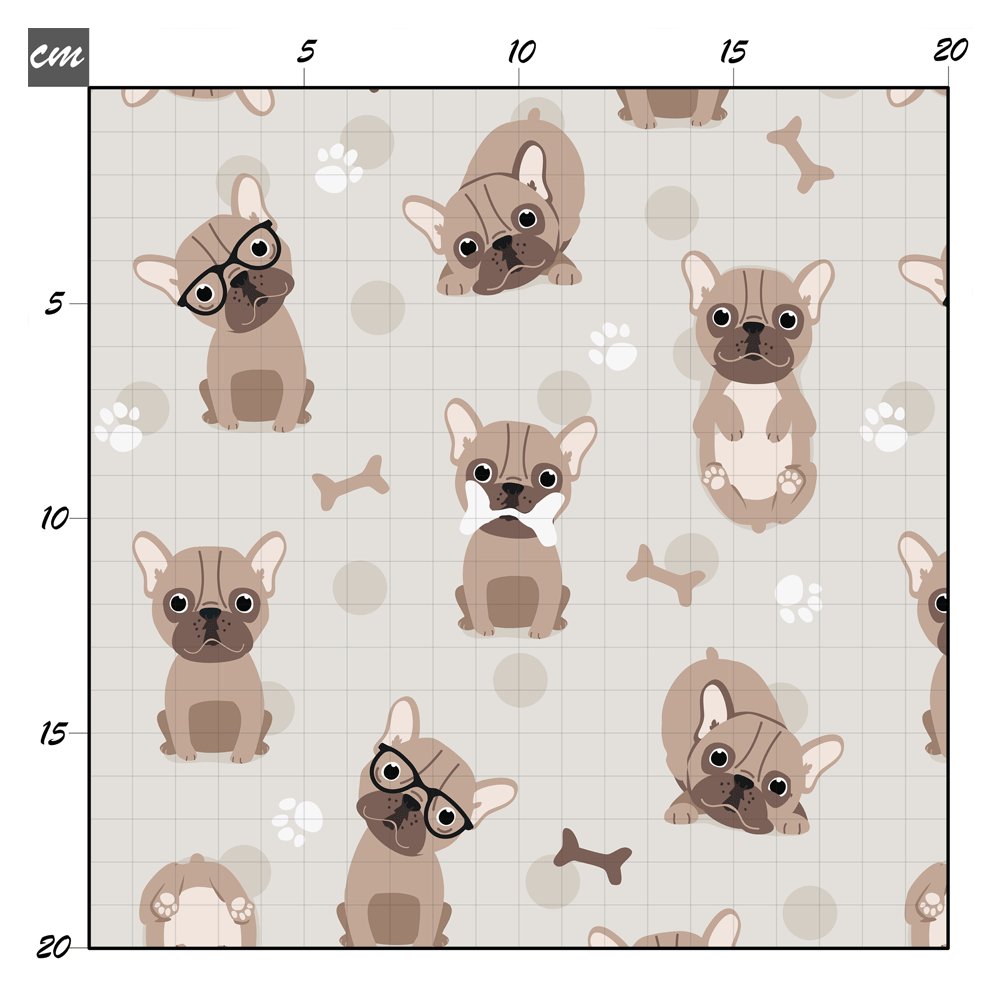 Frenchie beige Bio Jersey - Mamikes