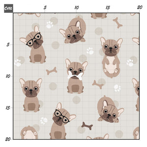 Frenchie beige Bio Jersey - Mamikes