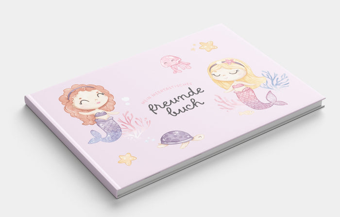 Freundschaftsbuch Meerjungfrau