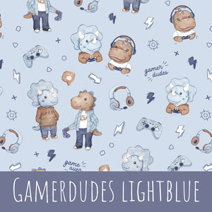Gamer dudes lightblue Bio Jersey - Mamikes