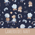 Gamer dudes navy Baumwolle