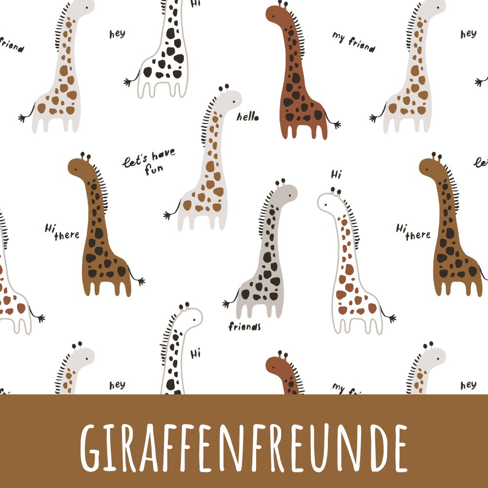 Giraffen freunde Bio Jersey