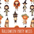 Halloween party weiß Bio Jersey