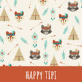 Happy tipi Baumwolle