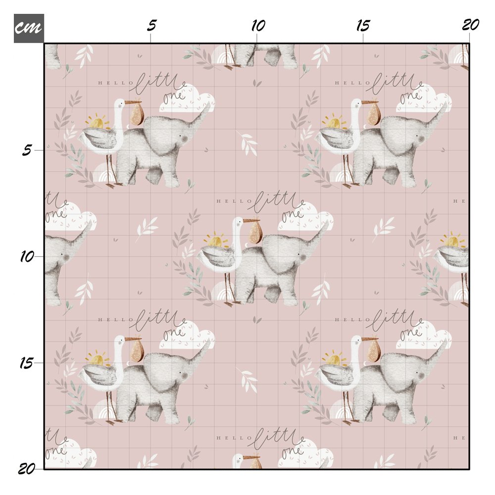 Hello little one rosa Bio Jersey - Mamikes