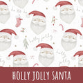 Holly jolly santa Baumwolle