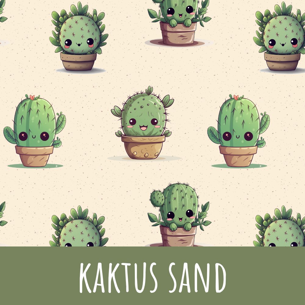 Kaktus sand Baumwolle