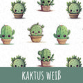 Kaktus weiß Bio Jersey