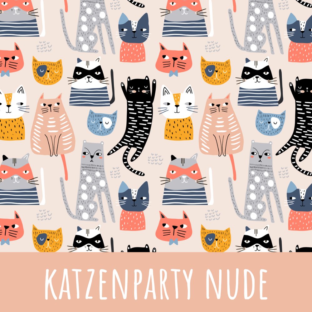 Katzenparty nude Bio Jersey