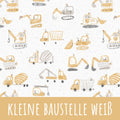 Kleine Baustelle weiß Baumwolle