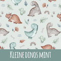 Kleine Dinos mint Baumwolle