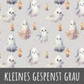 Kleines Gespenst grau Baumwolle