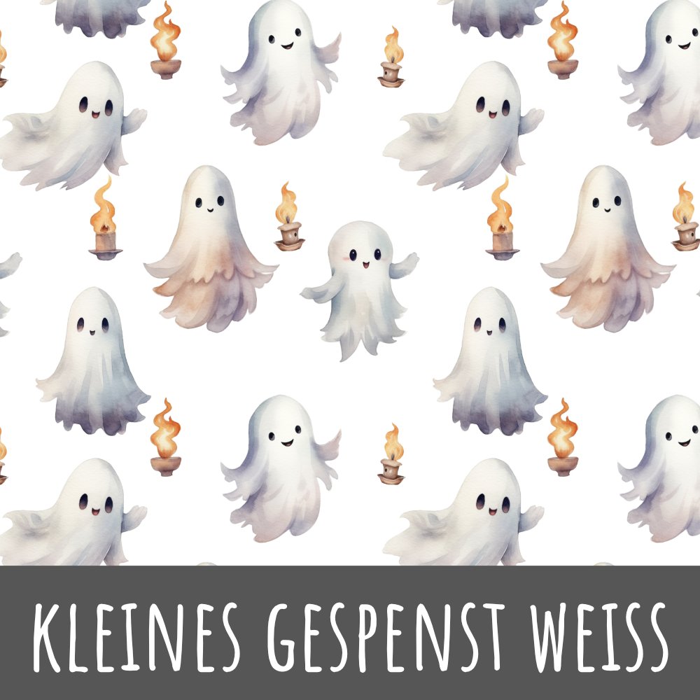 Kleines Gespenst weiß Baumwolle