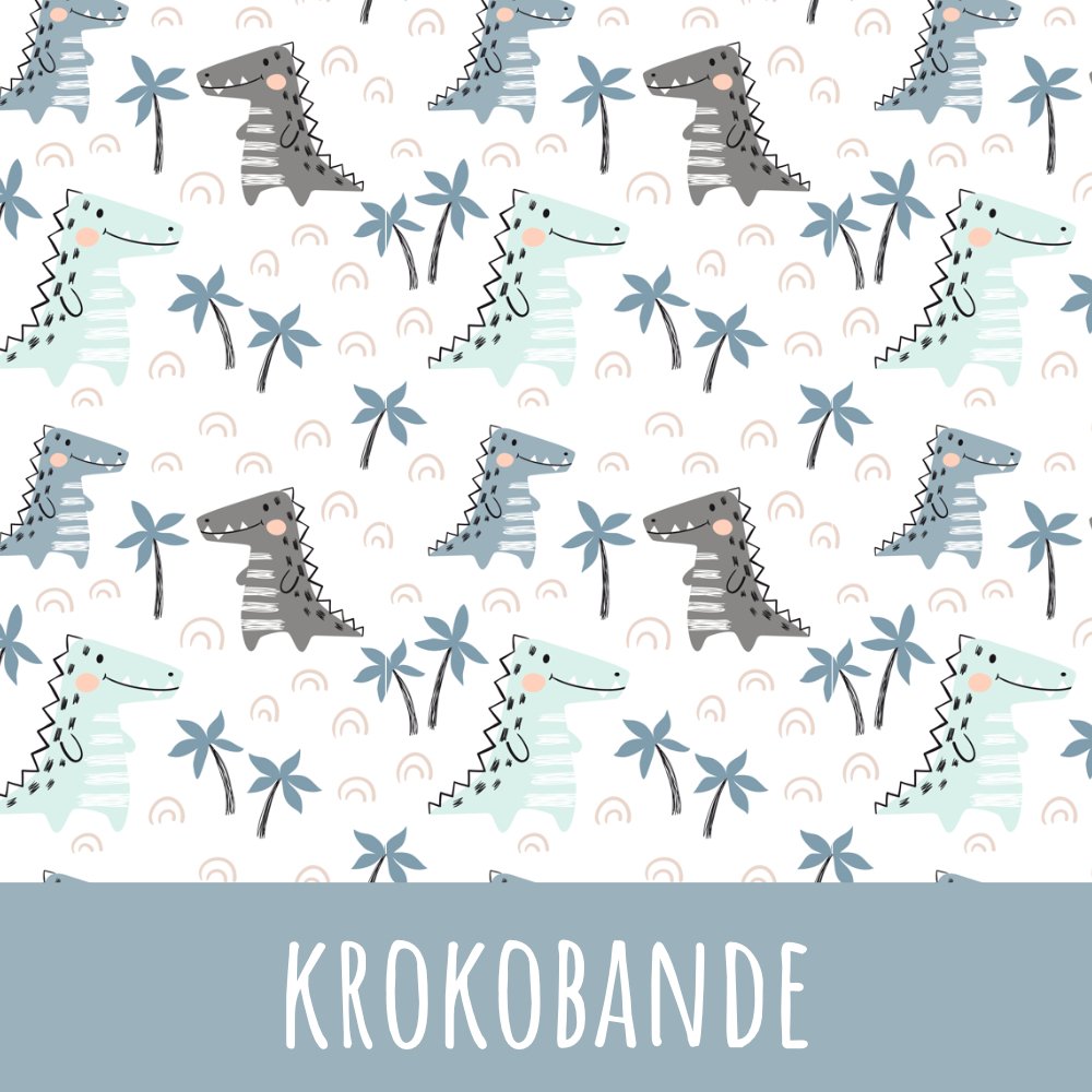 Krokobande Baumwolle