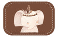 Kunstleder Patch (Farbe wählbar) 09.Elefant 1