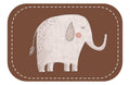 Kunstleder Patch (Farbe wählbar) 10.Elefant 2