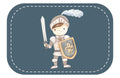 Kunstleder Patch (Farbe wählbar) 19.Ritter