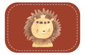 Kunstleder Patch (Farbe wählbar) 22.Löwe 3